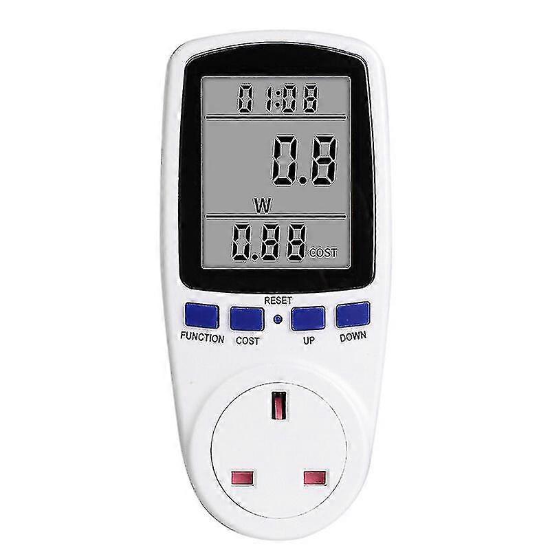 Uk Plug Energy Meter Watt Volt Electricity Monitor Analyzer Power Smart Home Plug Power Meter bb