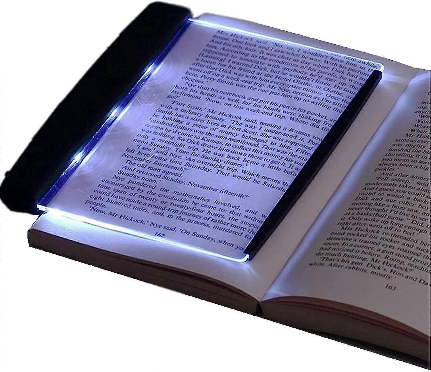 Book Light, LED Reading Lamp Panel, for Night Reading in Bed, Small Size, Easy to Turn Pages,2024 Ping