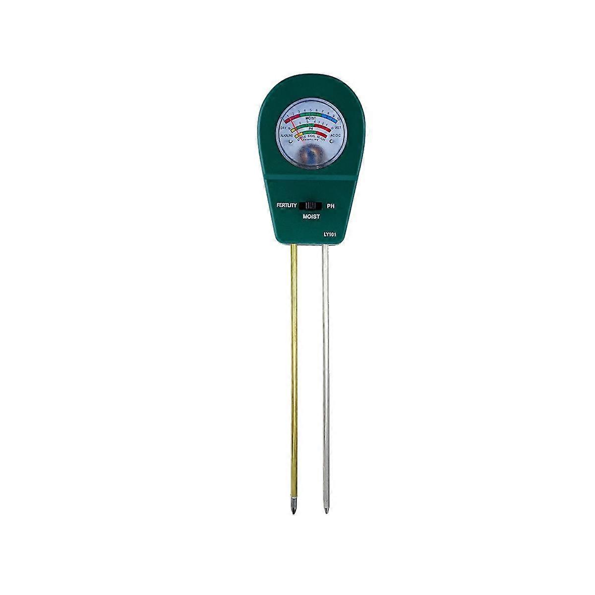 LY101 Soil PH Meter Digital Plug-And-Play 3-In-1 Soil Tester Plant Moisture Fertility PH Detector G