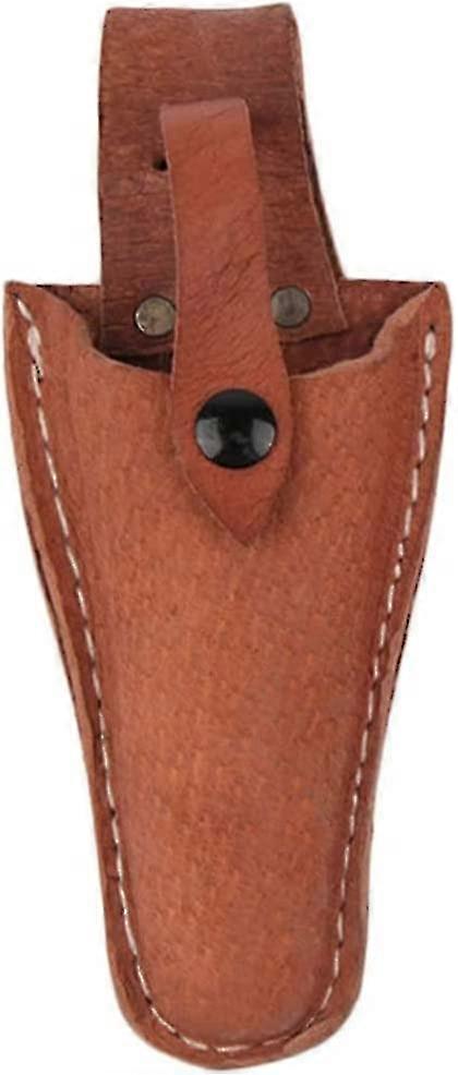 Portable Pruning Shears Bag, Sheathing Tool Portable Gardening Scissors Bag With Buckle Rivet Reinforcement For Outdoor Fruit Tree Branch Shears (brow