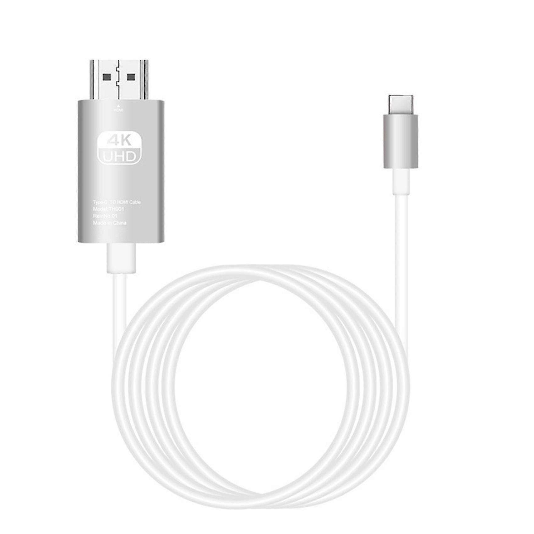 Type C To -compatible Projection Cable 4k 60hz Cable Adapter Hd Conversion Cable For Laptop Project