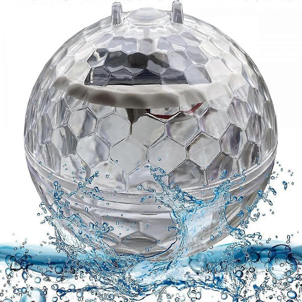Floating Solar Pisce Solar Float Ball Leaf Hanging Waterproof Led Light With 7 Colors