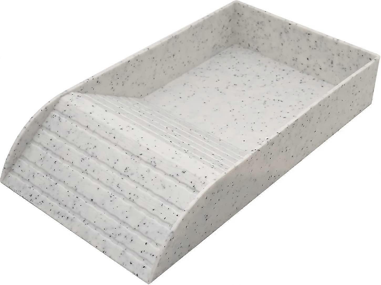 Reptile Feeding Dish With Ramp And Basking Platform Plastic Turtle Food And Water Bowl