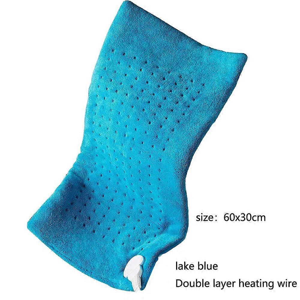 Elektrisk varmepude Dobbelt låsetemperatur Fysioterapi tæppeterapi til krop Mave Rygsmerter Lindring Varmetæppe