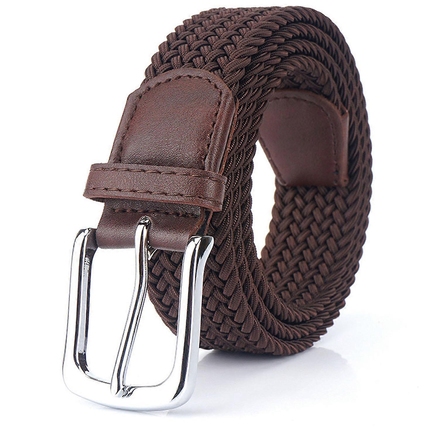 men's belt, width 3.4 cm (brown)
