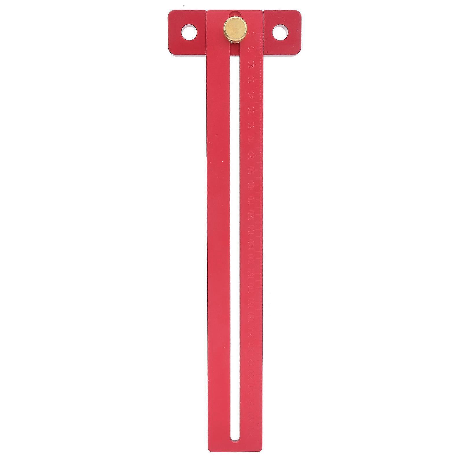 Aluminum Alloy T-Ruler Professional Scriber Woodworking Hand Measuring Tool 270mm