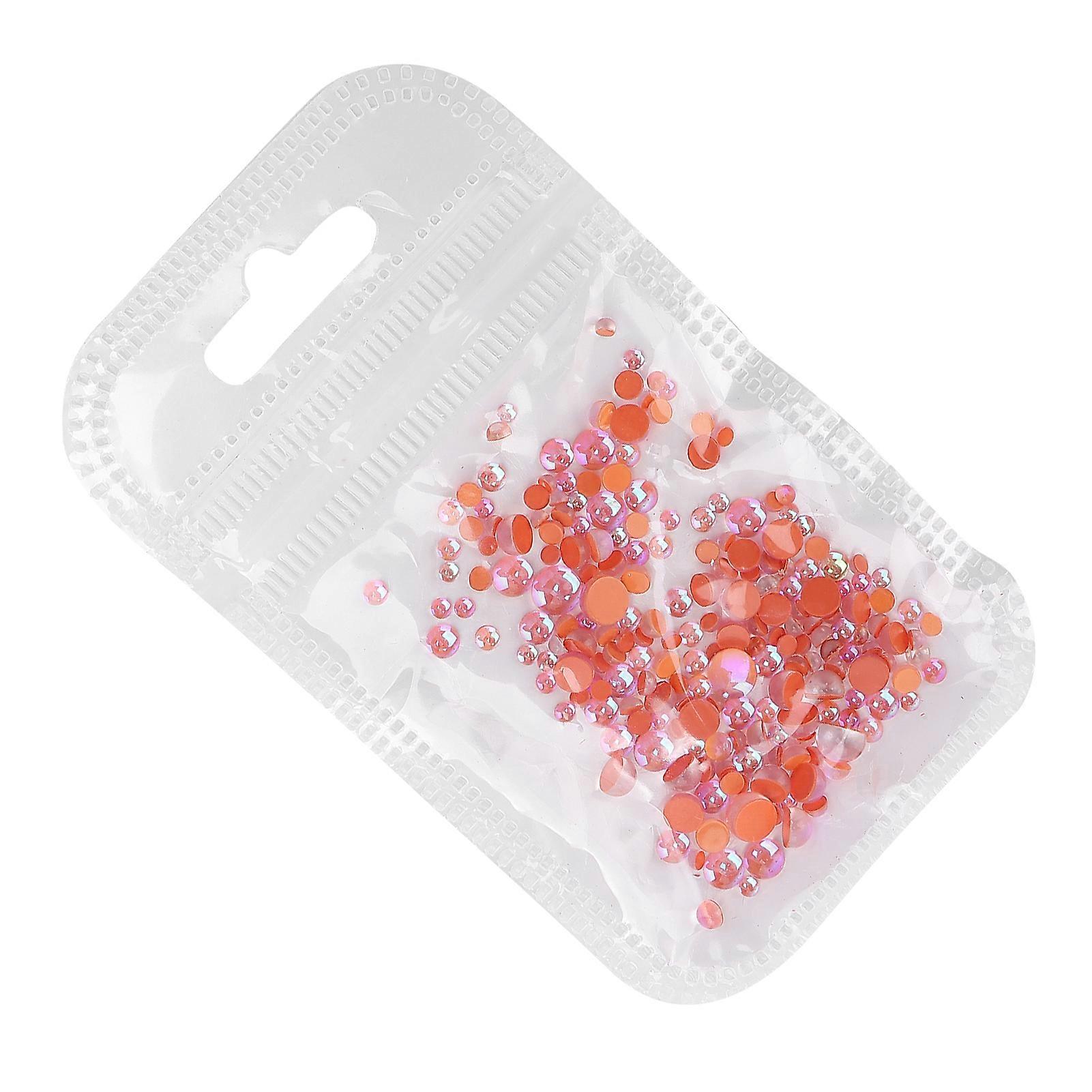 300Pcs Nail Making Decoration Mixed Size DIY Flat Back Half Hound Mixed Size Bead02