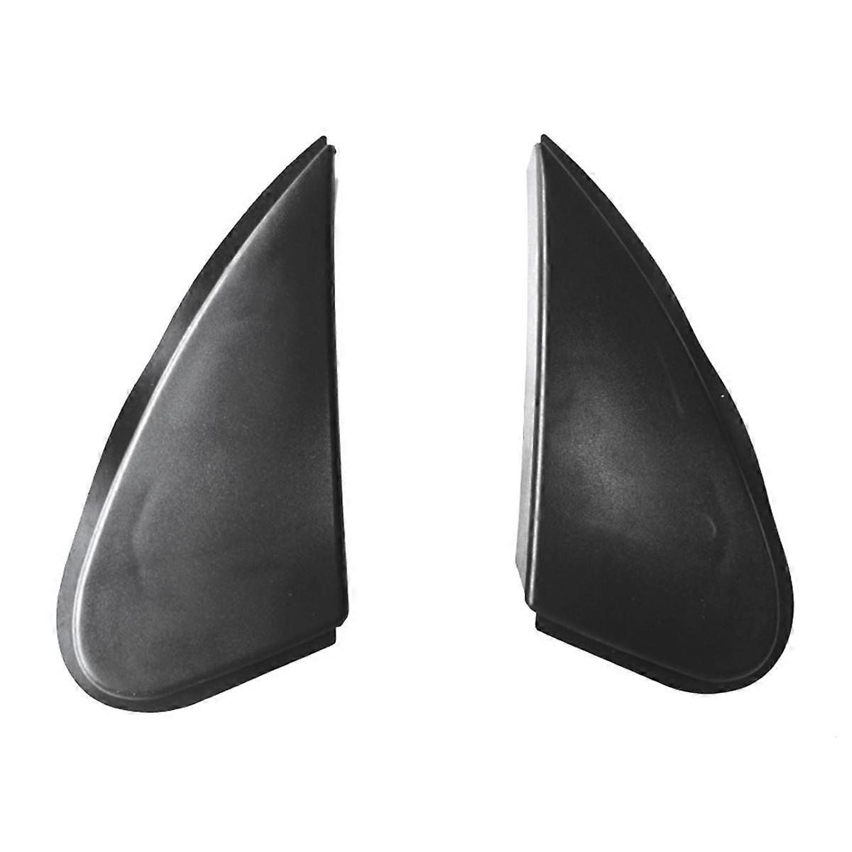 L+R Rearview Mirror Triangle Door Side Mirror Triangle Cover Trim for 2014-2018 60118-02120 60117-0