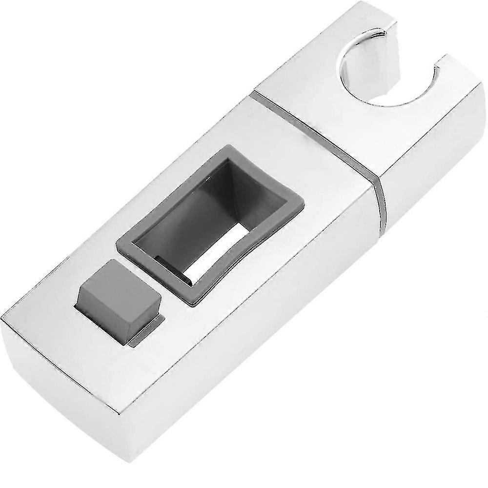 Sliding Shower Head Holder For Rail-18 X 30mm-rectangular, Square Replaceable Handheld Shower Holder, Abs Chrome Shower Head Holder For Bat