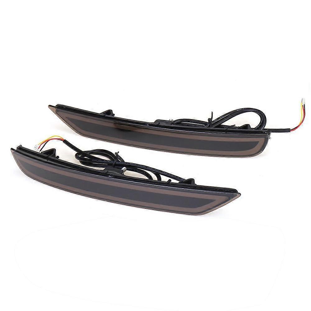 LED Rear Bumper Reflector Light Brake For Subaru Forester 2008 2009-2019 DRL Turn Signal Light 2 / 3 Functions Tail Lamp