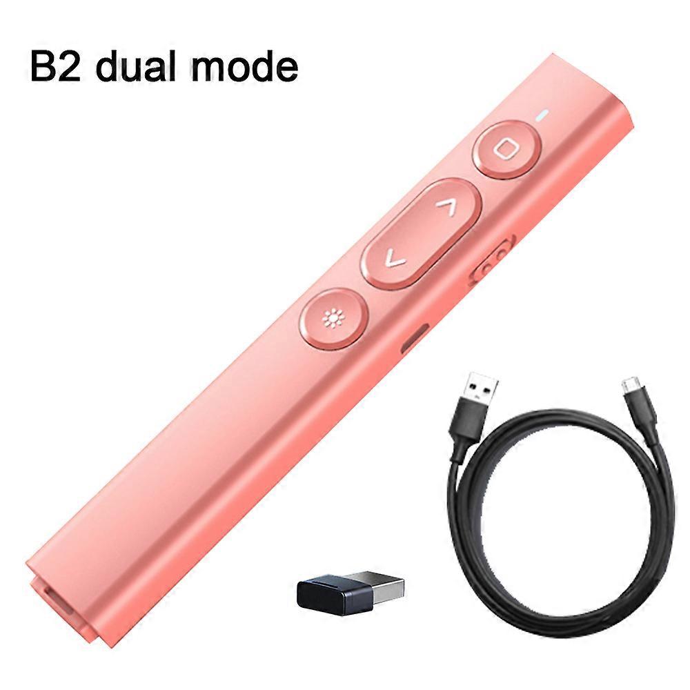 Fong Fong Laser Page Turning Pen for Powerpoint Presentations, 100M Presentation Clicker USB Slides Clicker for Mac/Win/Computer/Laptop Presentation P