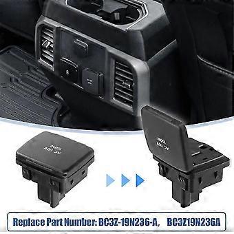 thumbnail interactive-video image 1 of Labworkauto 150W 110V Power Outlet Socket For Ford Lincoln Center Console – Direct Replace Bc3z-19n236-A 1 of 2