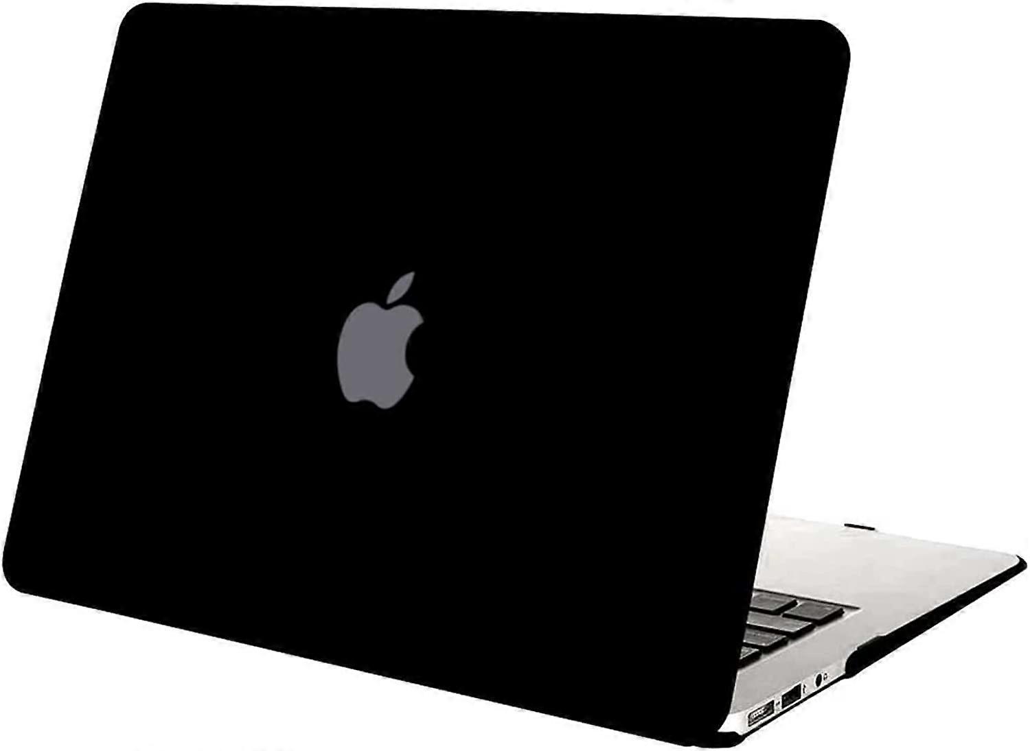 Compatible with MacBook Air 13 inch Case (Models: A1466 & A1369, Older Version 2010-2017 Release), Protective Plastic Hard Shell Case Cover, Black
