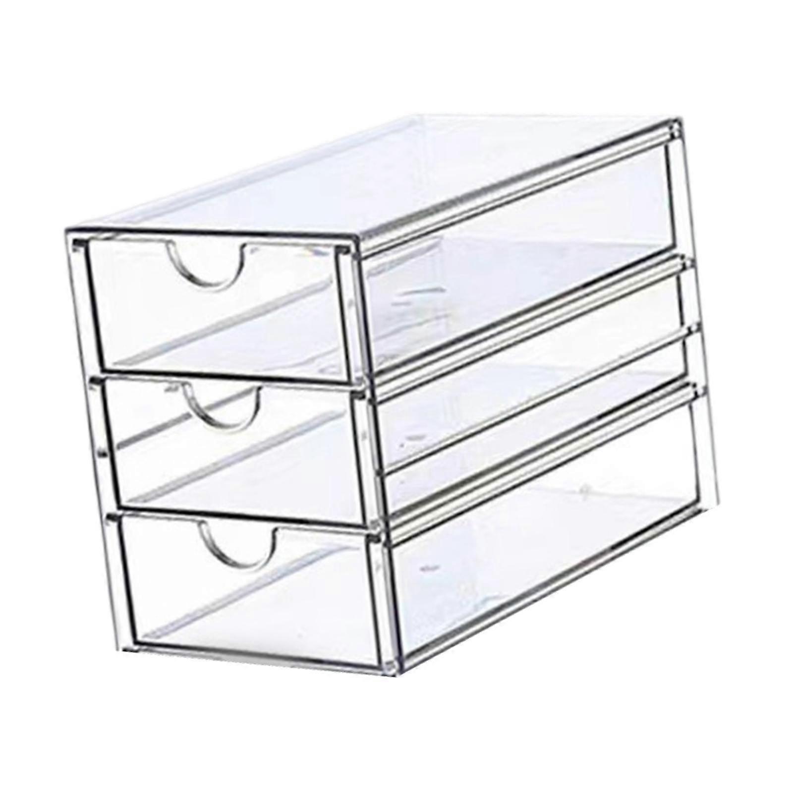 Model Cars Display Case Dustproof Collection Brick Blocks Figures Organizer Three Layer