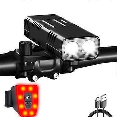 Ulkopyöräily polkupyörä vedenpitävä ajovalot ja takavalot