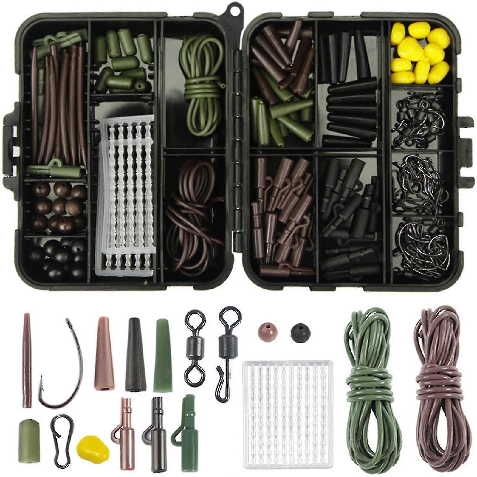 272pcs/set Fishing Lure Hook Accessory Tools Box For Angling