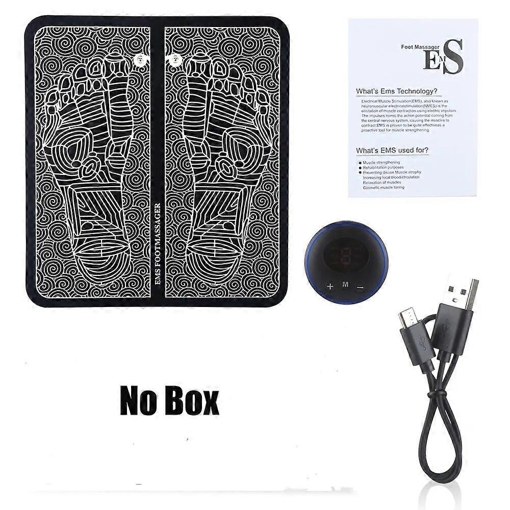 Electric EMS Foot Massager Pad Foldable Foot Massage Mat Feet Muscle Stimulator Improve Blood Circulation Relieve Pain Health