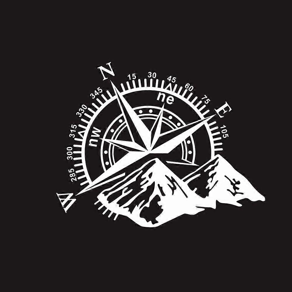 3D Car Sticker decorative 4x4 Compass Rose Navigate Mountain Offroad Waterproof Self-Adhesive Vinyl Sticker Cover Car Decal