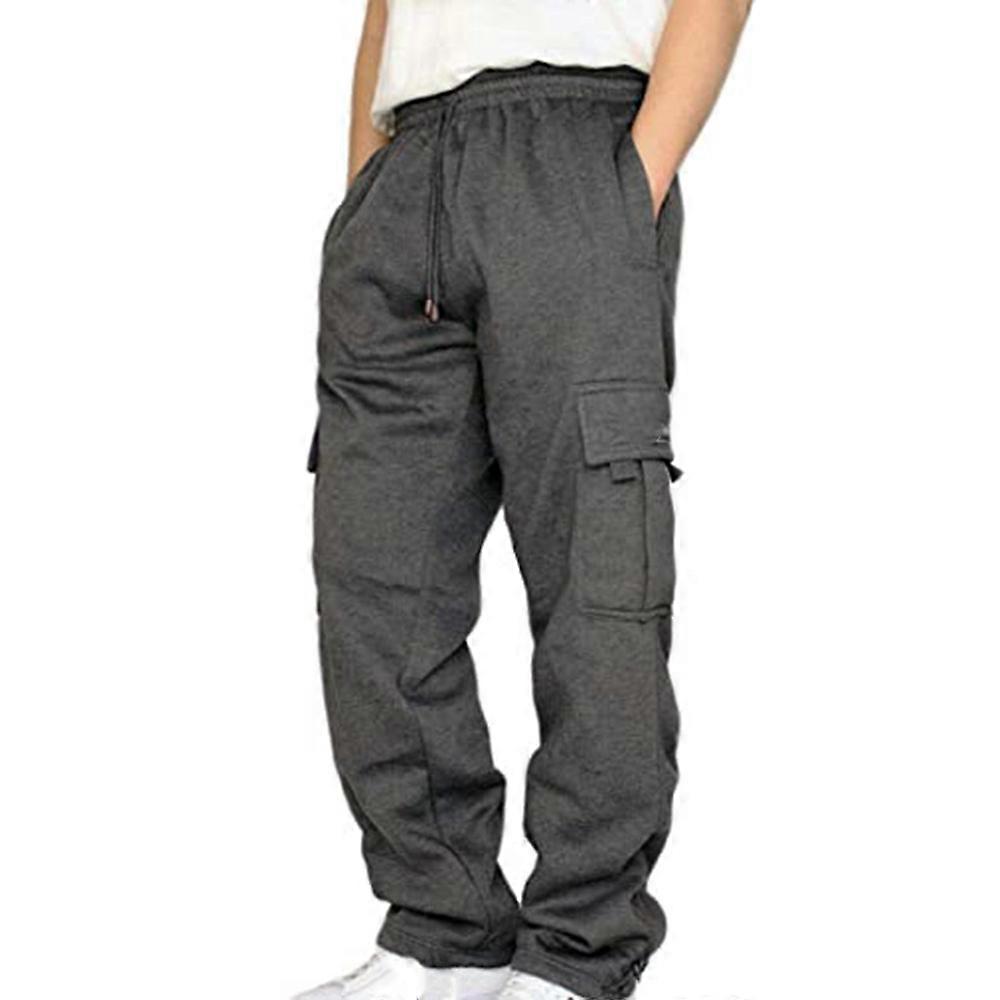 Men's Cargo Sweatpants with Pockets Casual Loose Trousers for Spring Summer