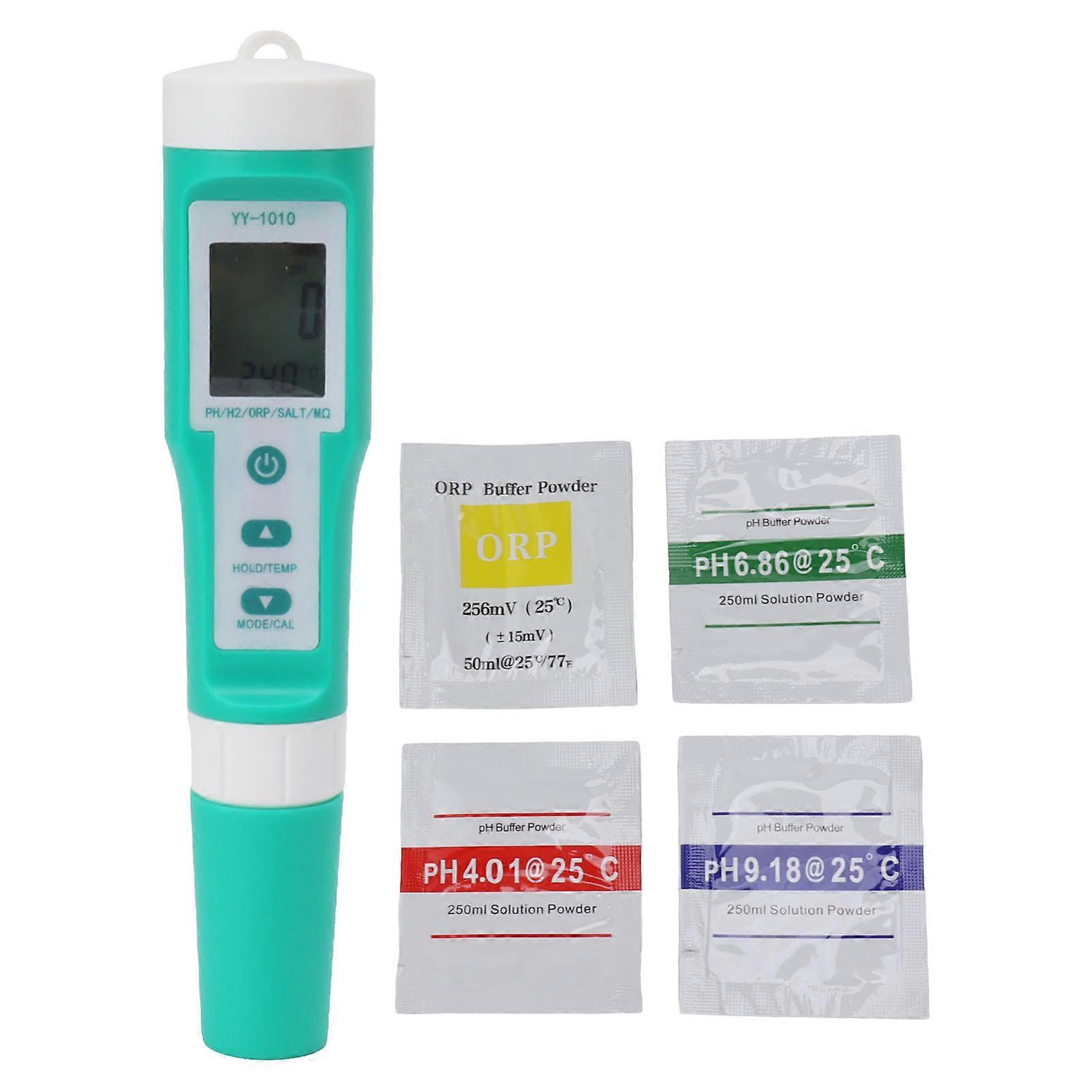 PH Tester IP67 Waterproof Large Screen Auto Temp Compensation Water Quality Tester for TDS EC ORP SALT H2 S.G Fertility