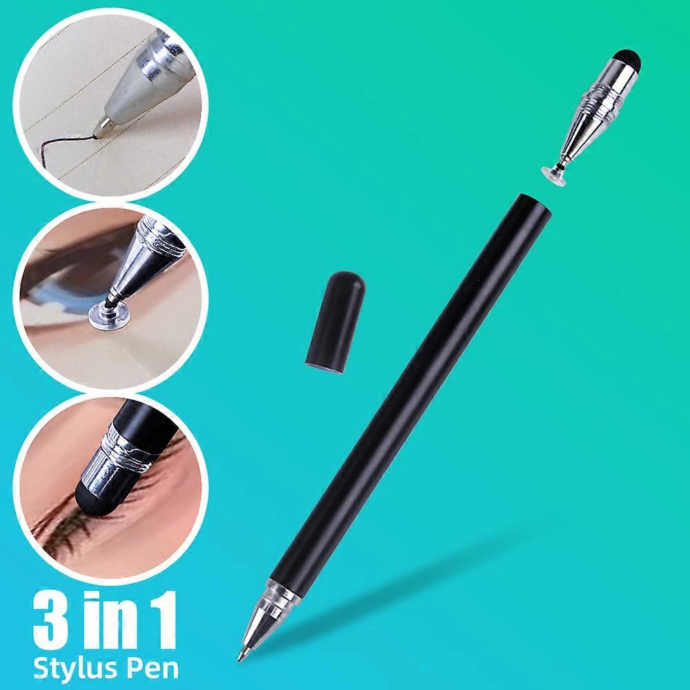 3 in 1 Universal Stylus Pen For Mobile Tablet For iphone ipad Drawing Tablet Capacitive Touch Screen Pencil For Android Huawei