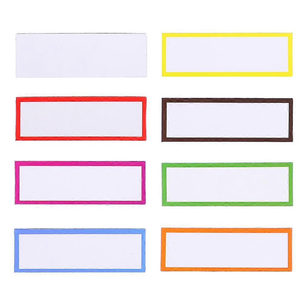 40pcs Writable Dry Erase Magnetic Labels Magnetic Name Plate Tag Labels