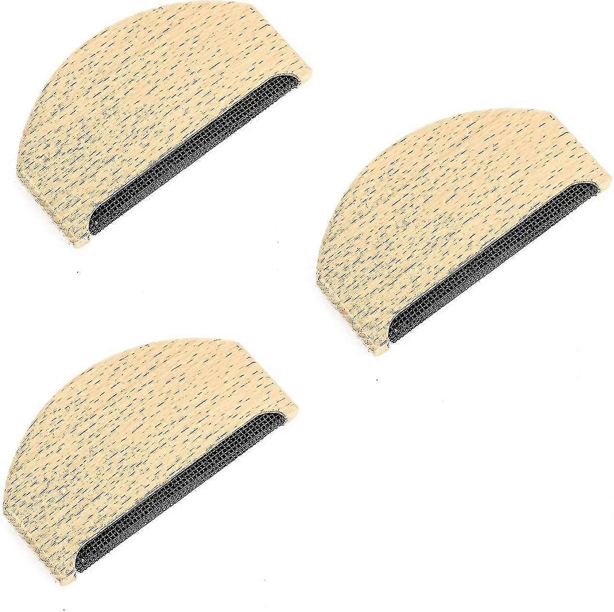 3pcs Cashmere Comb, Sweater Shaver Wool Comb Bobble Remover Manual De-pilling Comb Wooden Fuzz Fabric Comb