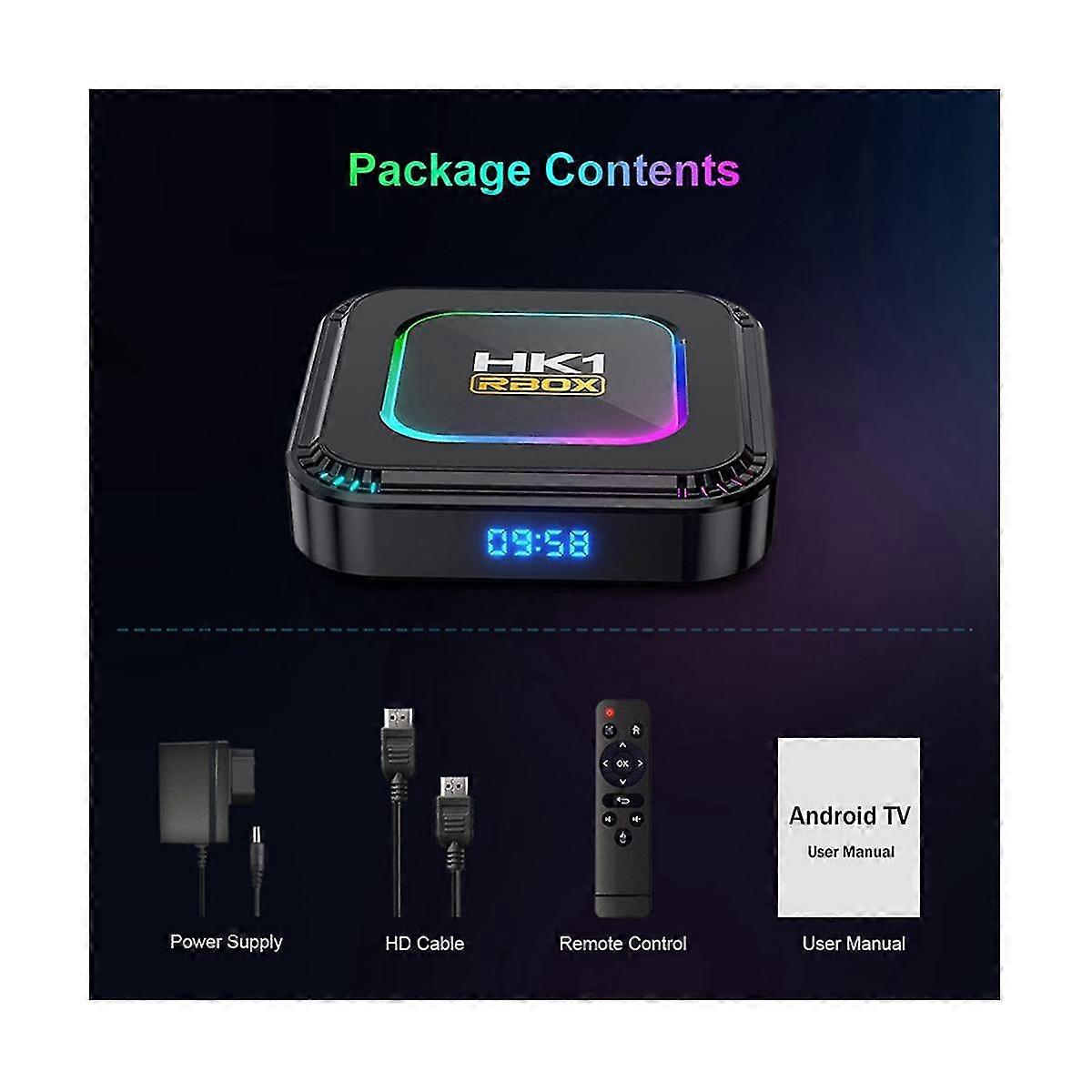 4G+128G K8 Android 13 TV Box Rk3528 2.4g Wifi 6 Bt 5.0 8k Vedio αποκωδικοποίηση Media Player Set Top Rece