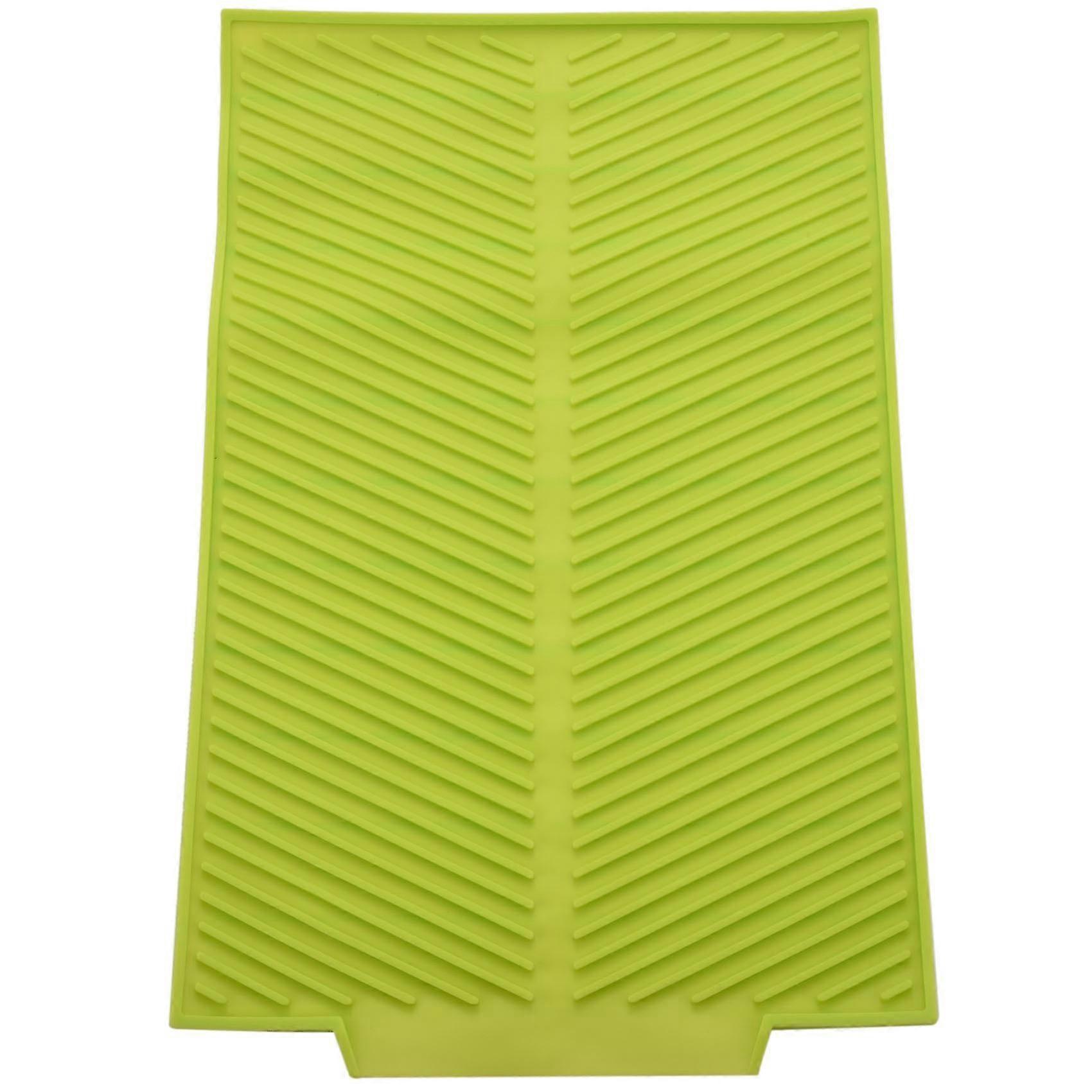Silicone Dish Drying Mat Folding Draining Mat,rectangle Drain Mat Drying Dishes Pad Heat Resistant