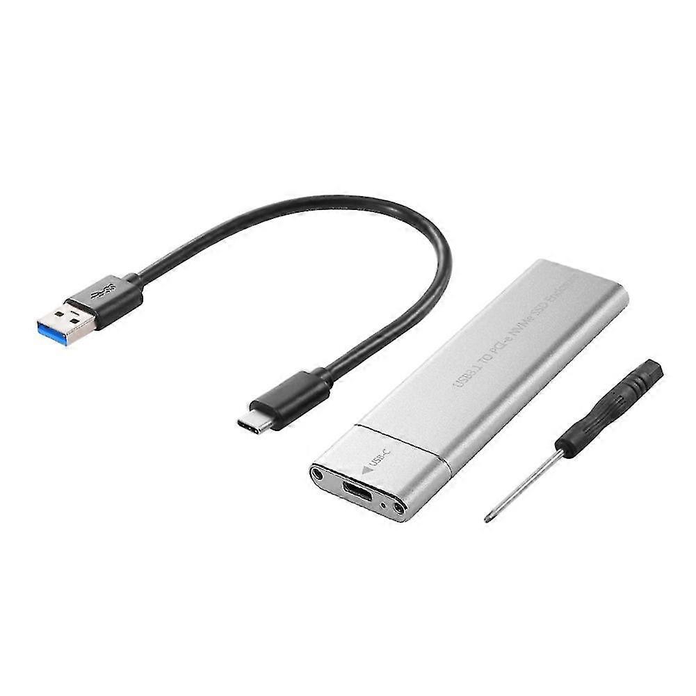 M.2 Nvme Ssd Enclosure Adapter 10gbps Usb C 3.1 Gen2 Nvme Case External Enclosure Nvme Reader Nvme