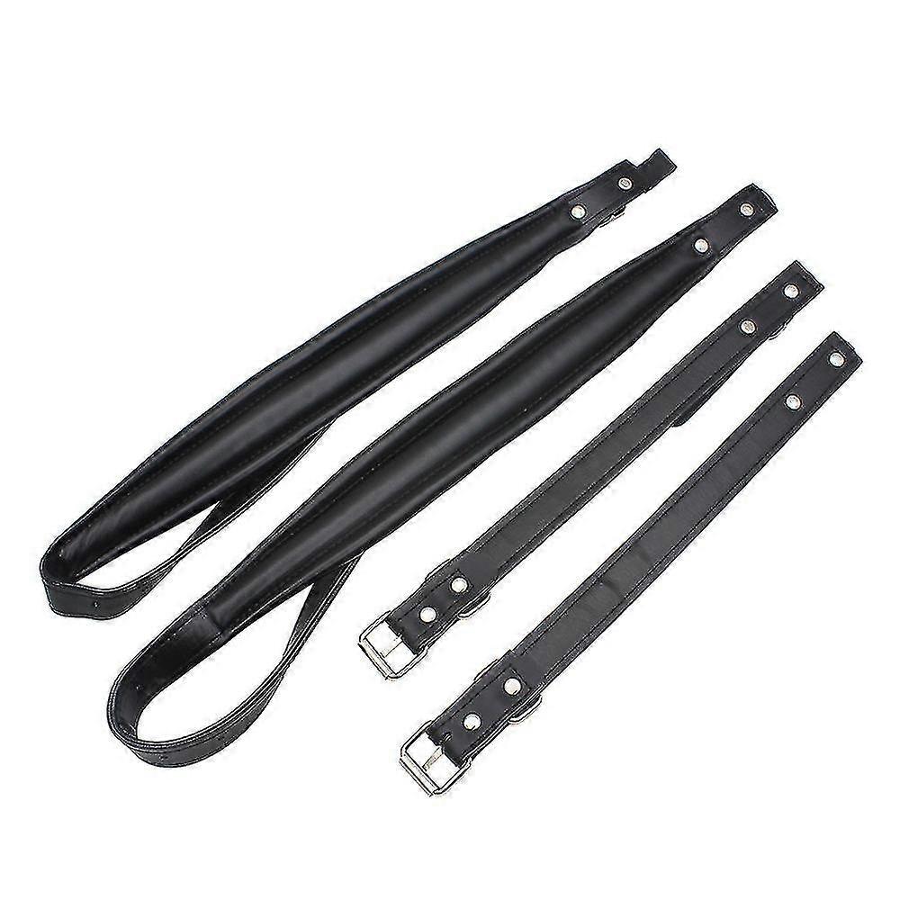 2pcs調節可能な革アコーディオンショルダーストラップ防水16-120低音アコーディオン交換部品Xixiのために防水