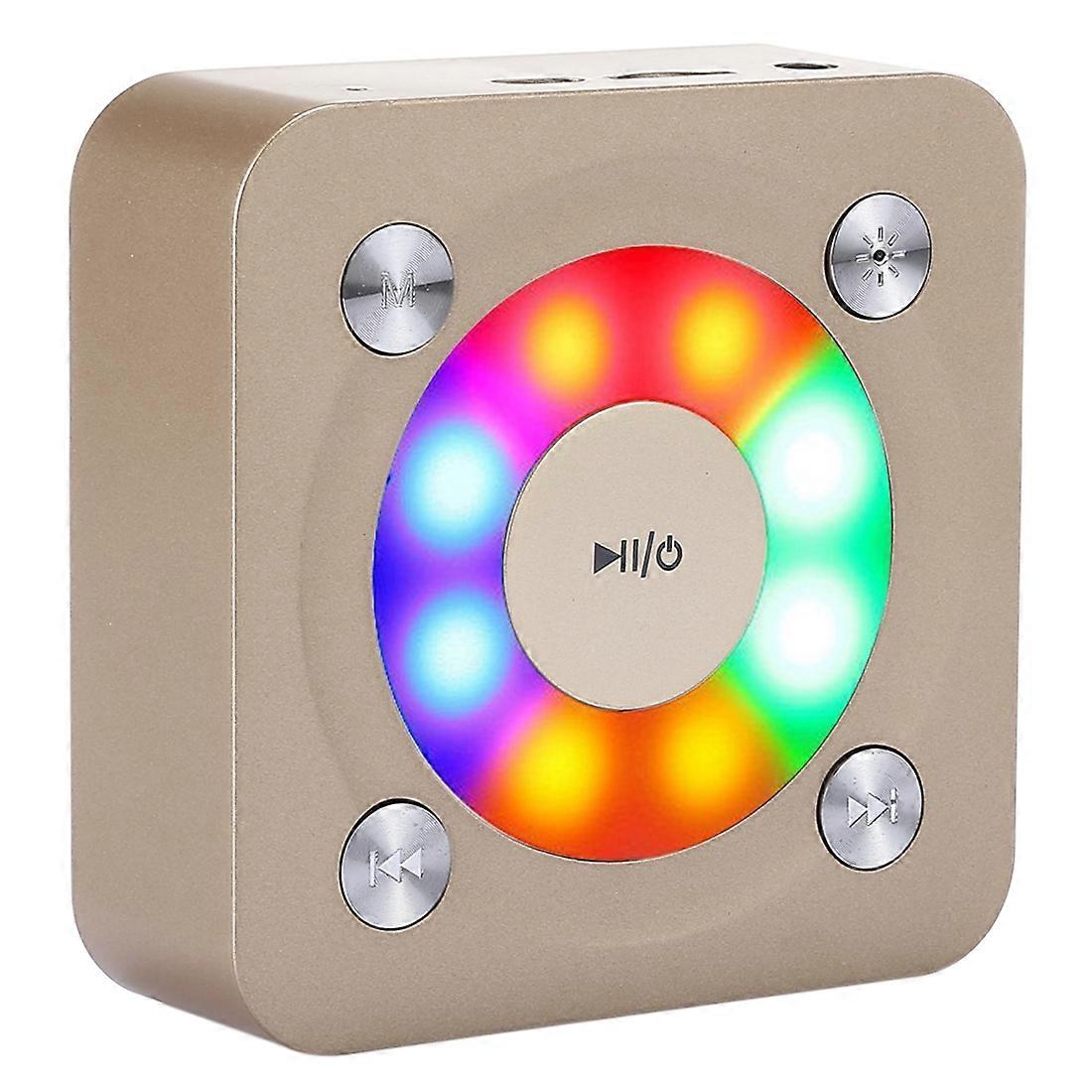 Portable Bluetooth Stereo Speaker, with Built-in MIC & Light