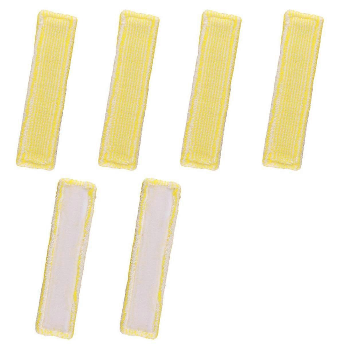 6 Pieces Microfiber Replacement Pads Steam Cleaner Wipes Windscreen Mop Cover Accessories for WV2 WV5