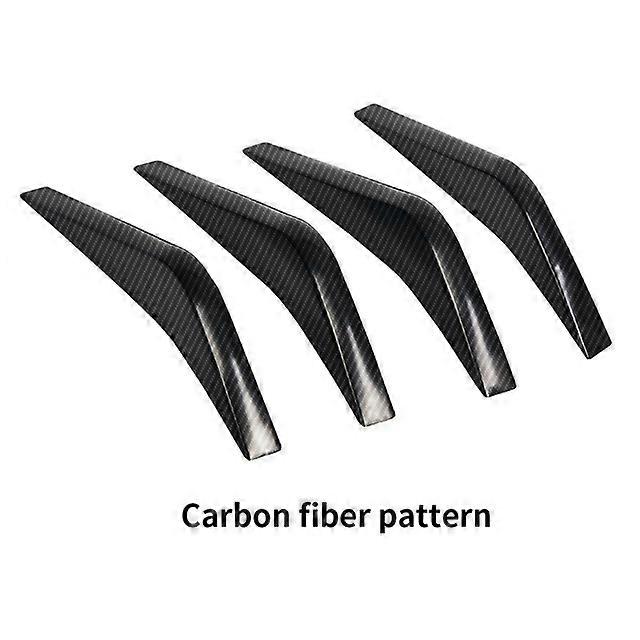 4PCS Car Rear Bumper Diffuser Universal Back Bumper Spoiler Splitter Car-Styling Accessories For 2014-2019 Chevrolet Corvette C7