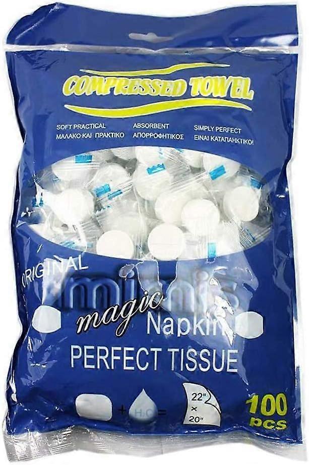 Serviettes compressées Lingettes humides Papier Visage Serviettes Tablettes Serviettes jetables Mini serviette portable Magic Serviette Coin Mouchoirs Soins du visage Maquillage