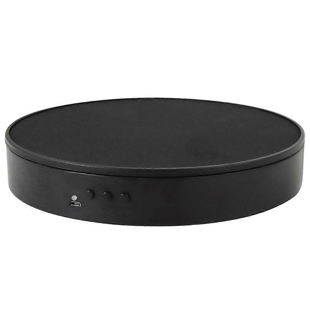 3 Speeds Electric Rotating Display Stand Mirror 360 Degree Turntable Jewelry
