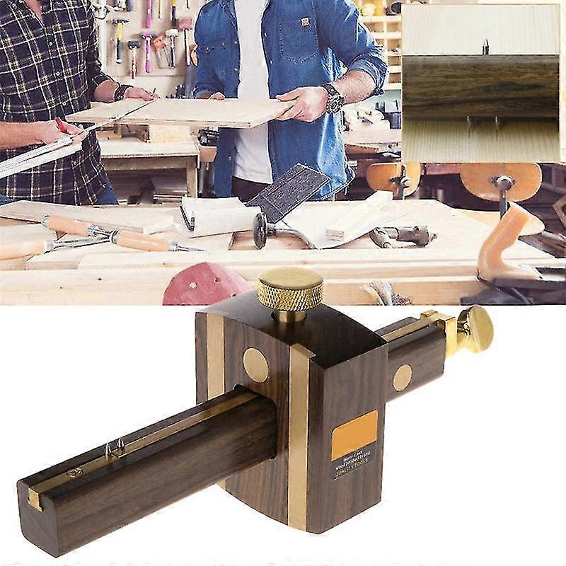 Marking gauge woodworking mortise sliding mark scraper adjustable head meter