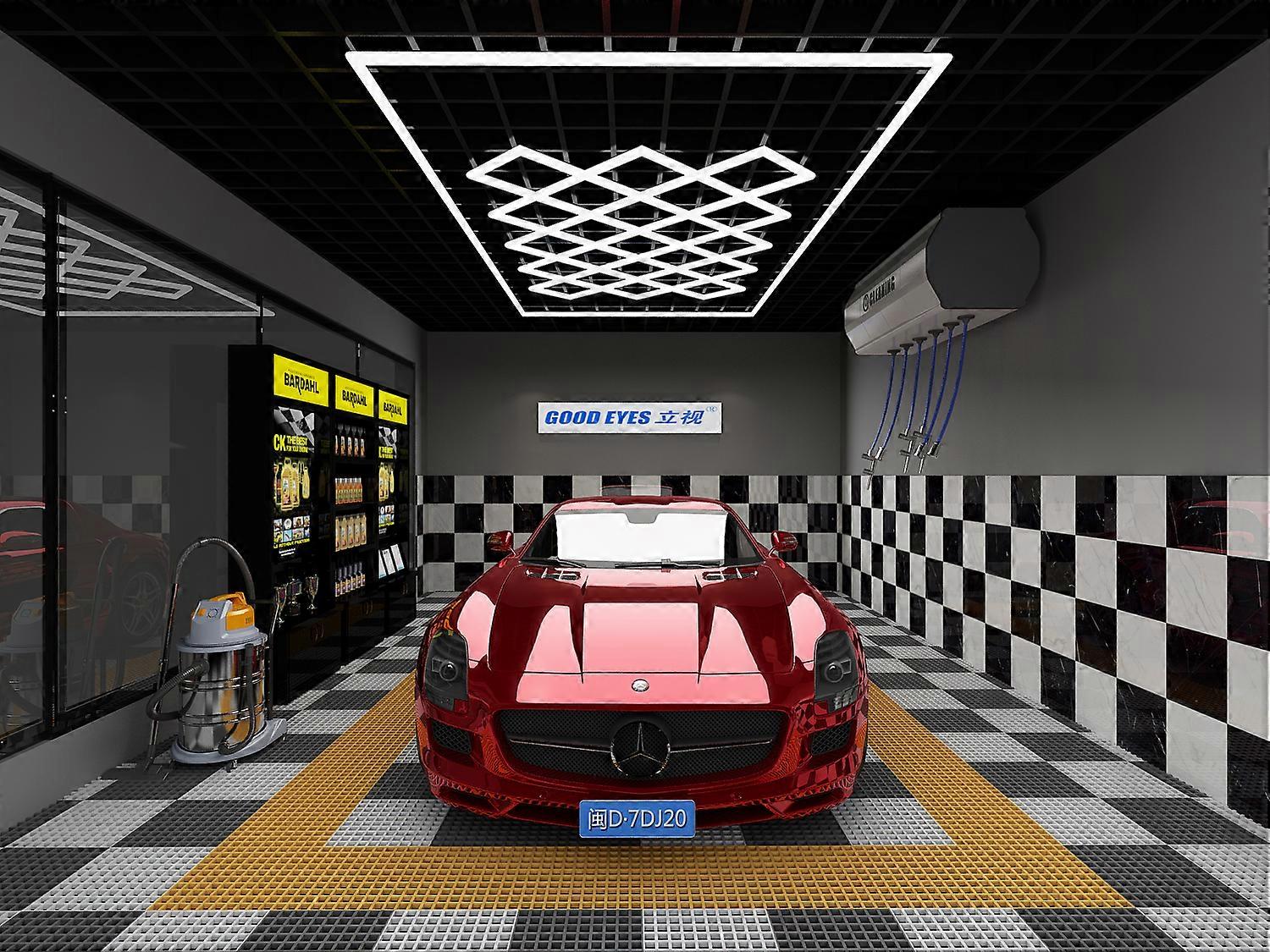 High Performance Professional Car Care Led Work Light Square Hexagon Led Lighting