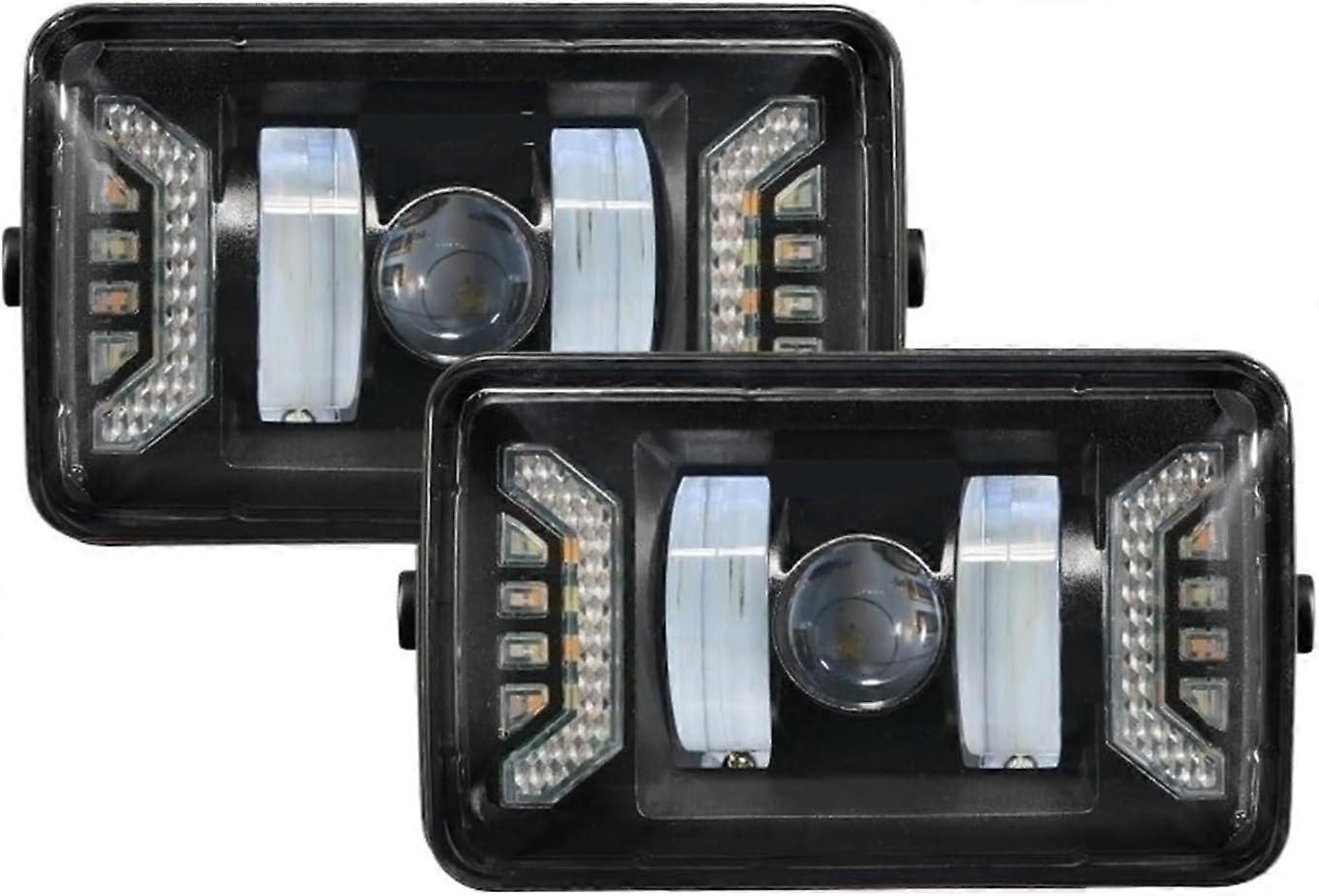 Car LED Fog Lights with DRL+Turn Light with Extension Cord, Compatible for F150 2015-2020