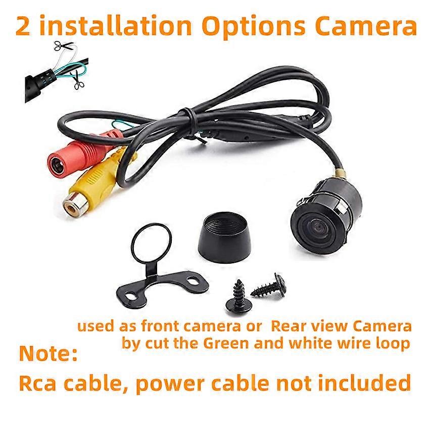 Car Rear View Camera Reverse Parking Backup Camera IP68 Waterproof CCD LED Backup Monitor HD Night Vision High-Definition Image