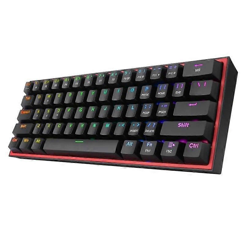 Redragon K616 Pro TKL Wireless RGB Mechanical Keyboard 5.0 BT/2.4 Ghz/Wired Three Modes 60% Bluetooth Keyboard Linear Red Switch