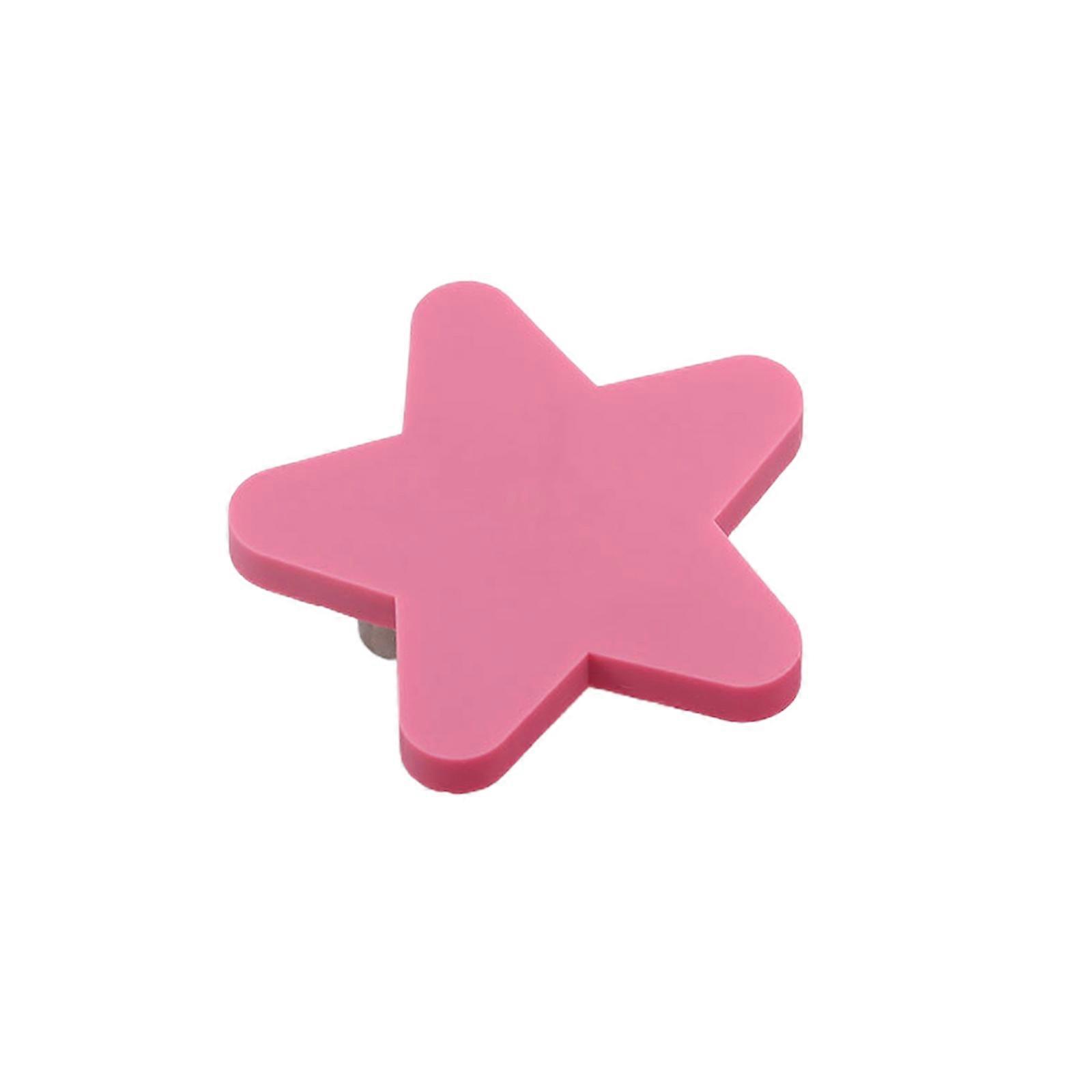 2023 New Soft Rubber Knobs Big Star Shape Kids Cabinet Knobs Decorative Dresser Knobs Pull Handle Drawer Handle for Kids Room