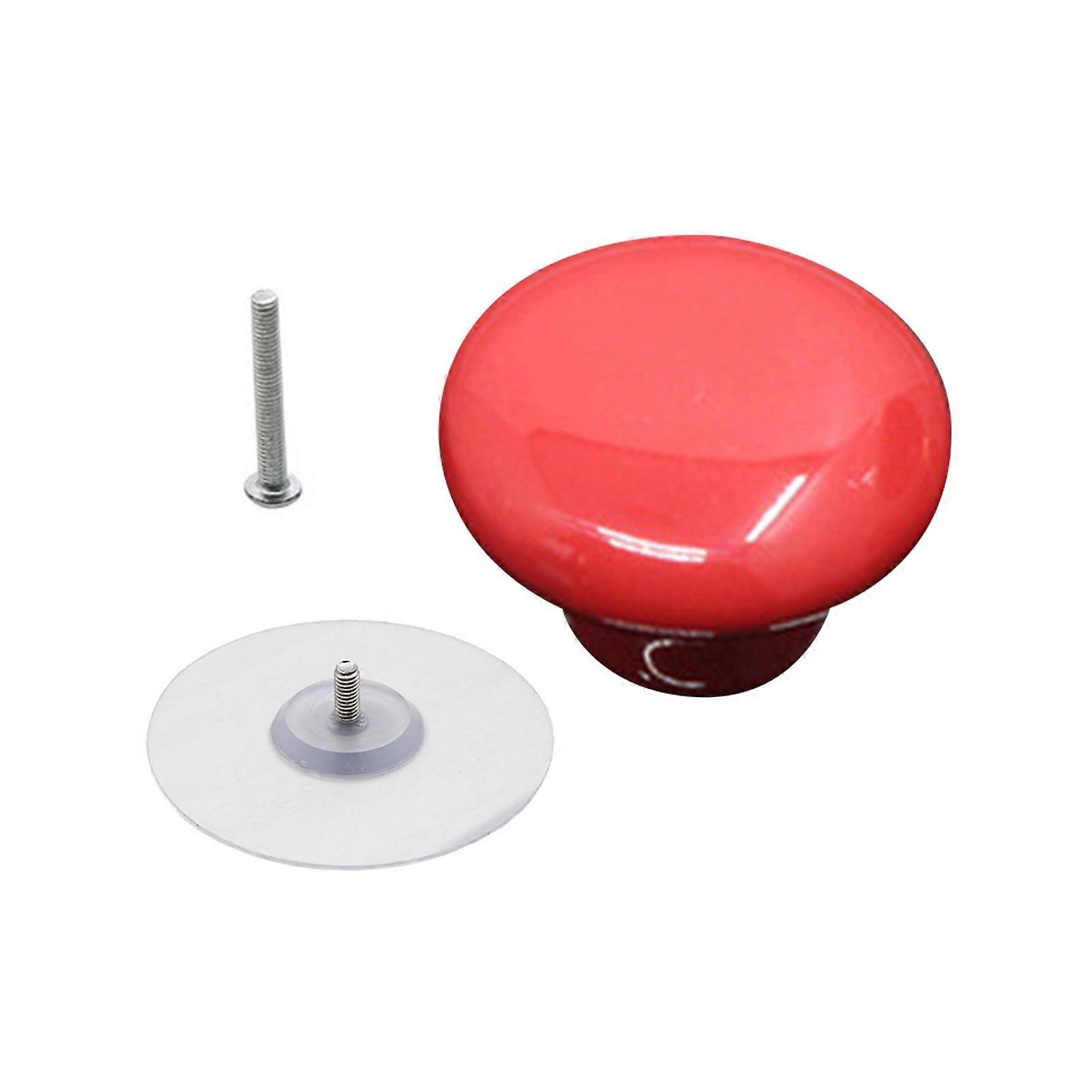 32mm Colorful Ceramic Cabinet Knobs Round Anti-rust Accessories Smooth Drawer Pulls for Cabinet