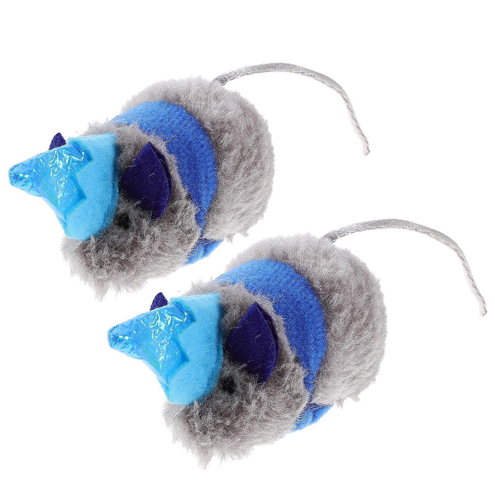 2pcs Catnip Toy Mouse Shaped Cat Toy Mouse Toy for Cats Kitten Toy for Indoor Cats Cat Interactive Toys