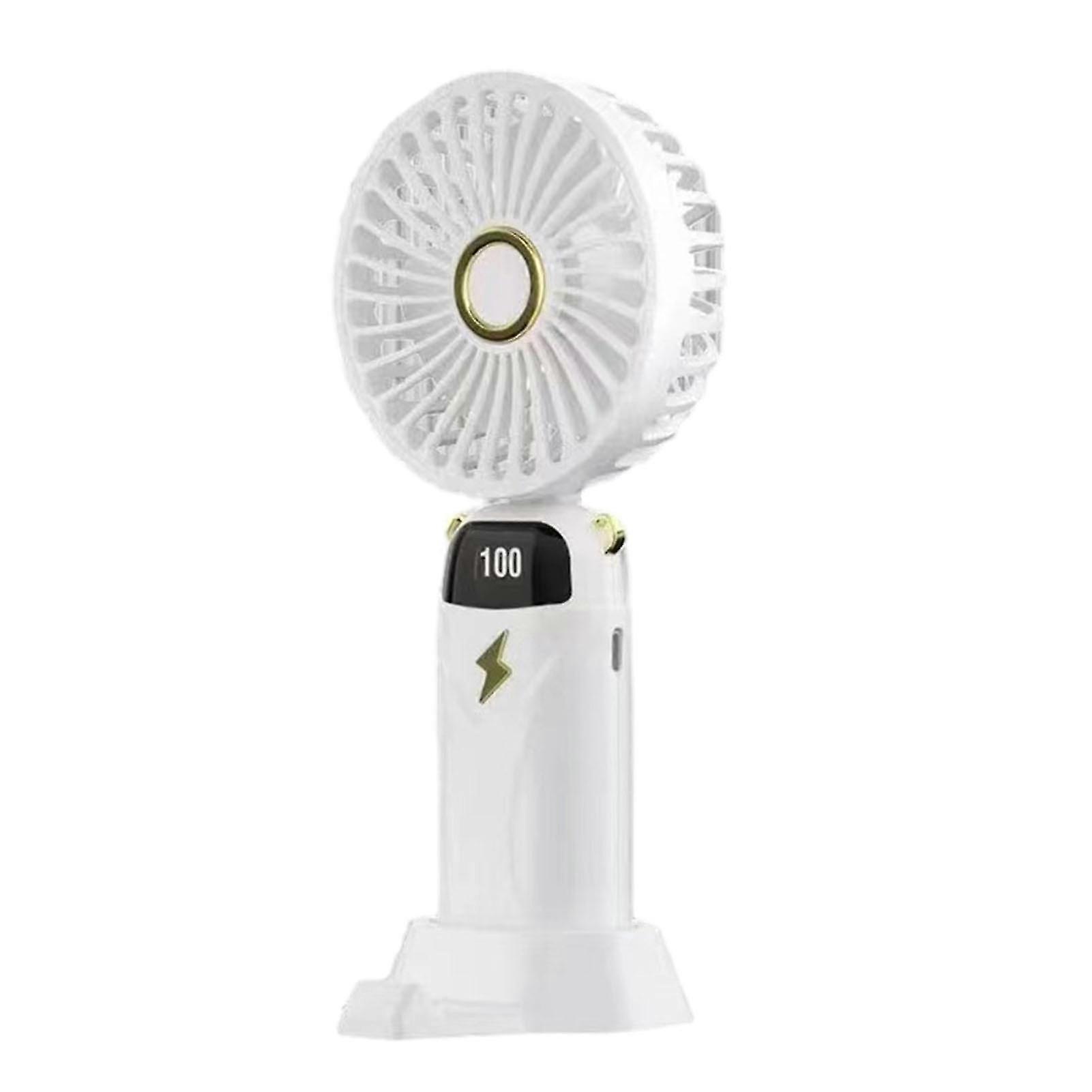 5-gears Mini Neck Hanging Fan Foldable Adjustable Cooling Fan For Summer