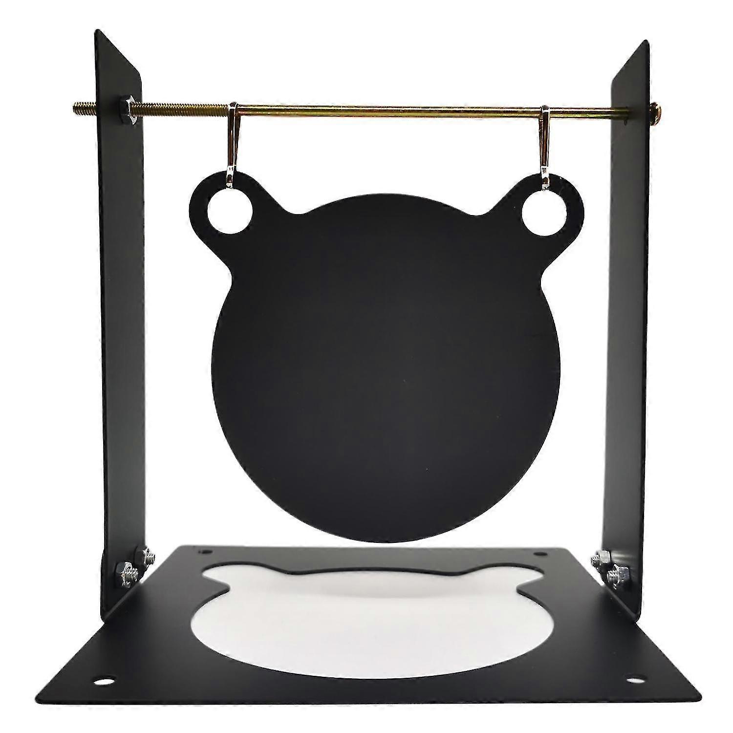 4'' Aim Target Shooting Kit Manganese Steel Target Shooting Set Bear Shape Hanging Target Durable Ai