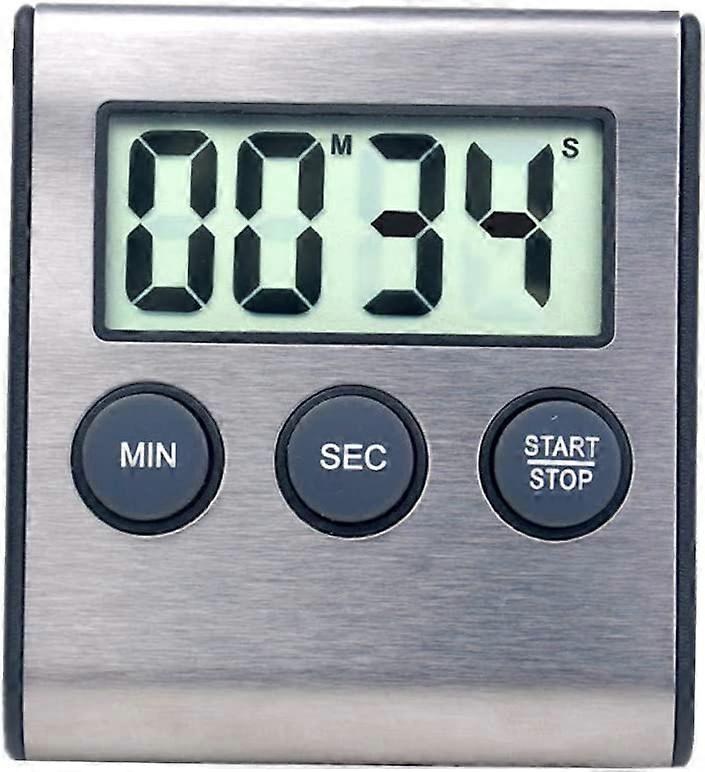 Mini Digital Timer, 24 Hour Format, Countdown and Stopwatch, for Kitchen, Sports, Study, Meeting