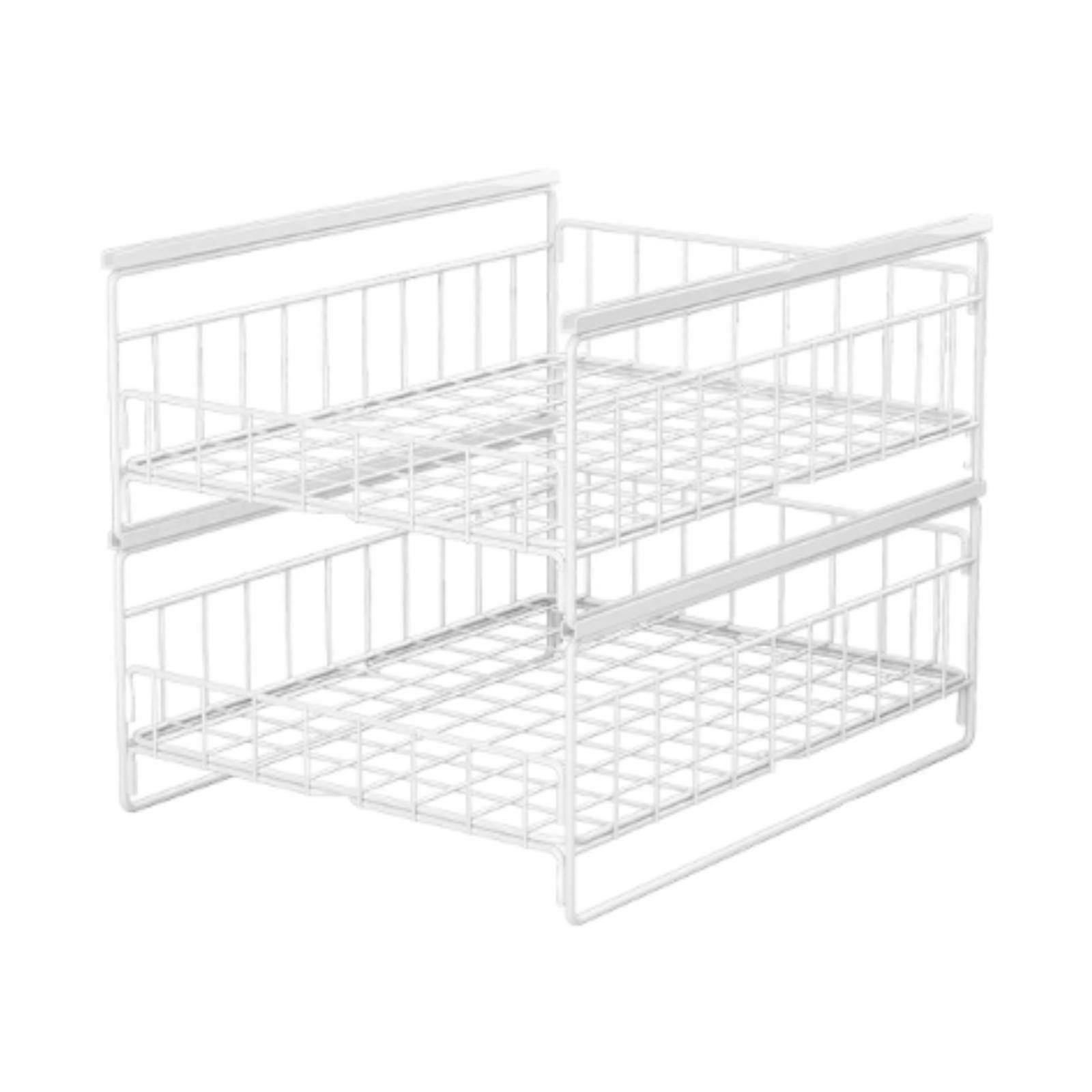 منظم خزانة المطبخ منظم بالوعة للحمامات والمكاتب ومخازن الطعام 43 سم × 33.5 سم × 33.5 سم