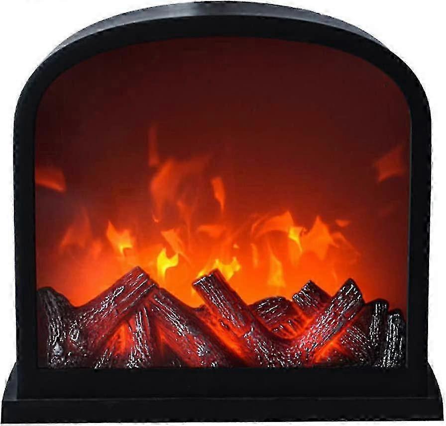 Usb Flameless Fireplace Lamp