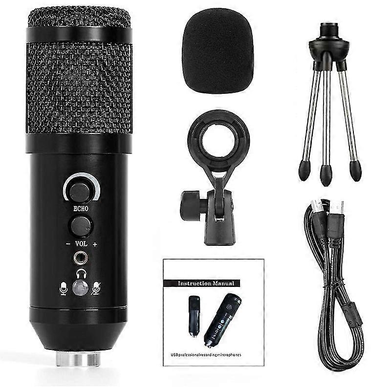 Mic Noise Cancelling High Sensitivity Usb Wire Universal Vocal Presentation